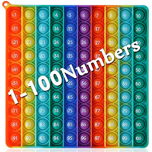 Picture of NUMBER POPIT RAINBOW 100